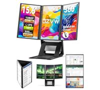 DZVW Screen Extender - HDR Laptop Screen Extender HDMI USB C Travel External Display with Smart Cover Gaming Monitor for PC MAC Switch Phone Computer-S09