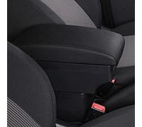 DZWDY Car Arm Rest Compatible With Fiat 500 2011 2012 2013 2014 2015 Car Armrest Storage Box Arm Center Console Storage Case Modification(Black line)