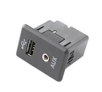 DZWDY Compatible With Nissan For Kicks 2018 2019 For Altima 2013 2014 2015 Replacement Car AUX Input Socket Port Power Socket 795405004 USB Interface Adapter