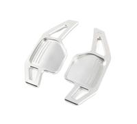 DZWDY Shift Paddle Extensions Compatible with A3 S3 8P Q5 8R Q7 A6 C6 R8 for Sline 2005 2006 2007 2008 2009 2010 2011 Car Steering Wheel Shift Paddle Extension(Silver)