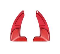 DZWDY Shift Paddle Extensions Compatible with Jeep for Cherokee KL for Grand for Overland 2015 Car Steering Wheel Paddle Shifter Extension Gear Sticker Accessories(Red)