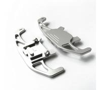 DZWDY Shift Paddle Extensions Compatible with Vw for Golf 7 MK7 R 2013 2014 2015 2016 2017 2018 Replacement Paddle Shifter Steering Wheel Extension Shift(Silver)