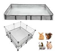 DZWLKJ Guinea Pig Cage Liner Tarp Bottom Waterproof and Washable Base Also for Rabbits, Bunny, Chinchesillas, Hedgehog, Ferrets and Other Small Animals.(24x24 inches)