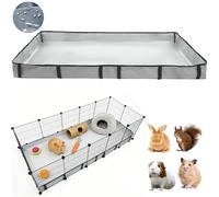 DZWLKJ Guinea Pig Cage Liner Tarp Bottom Waterproof and Washable Base Also for Rabbits, Bunny, Chinchesillas, Hedgehog, Ferrets and Other Small Animals(24x60 inches)