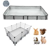 DZWLKJ Guinea Pig Cage Liner Tarp Bottom Waterproof and Washable Base Also for Rabbits, Bunny, Chinchesillas, Hedgehog, Ferrets and Other Small Animals(48x72 inches)