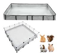 DZWLKJ Guinea Pig Cage Liner Tarp Bottom Waterproof and Washable Base Also for Rabbits, Bunny, Chinchesillas, Hedgehog, Ferrets and Other Small Animals(48x48 inches)