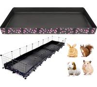 DZWLKJ Guinea Pig Cage Liner,Washable Tarp Bottom Base,Cherry Graphic ,24"x96", Reusable for Rabbit, Chinchilla, Hedgehog, Ferret & Other Small Animals.