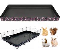 DZWLKJ Guinea Pig Cage Liner,Washable Tarp Bottom Base,Cherry Graphic ,36"x60", Reusable for Rabbit, Chinchilla, Hedgehog, Ferret & Other Small Animals.