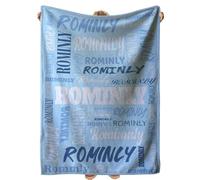 DZWSZ Personalised Name Blanket, Personalised Baby Blankets with Name, Custom Throw Blanket for Bed, Customized Soft Blanket for Kids Adults Gift for Mothers Fathers Day Birthday Anniversary Wedding
