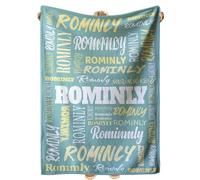 DZWSZ Personalised Name Blanket, Personalised Baby Blankets with Name, Custom Throw Blanket for Bed, Customized Soft Blanket for Kids Adults Gift for Mothers Fathers Day Birthday Anniversary Wedding