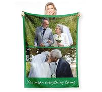 DZWSZ Personalised Photo Blanket, Baby Blanket, Custom Blanket with 1-9 Photo Collages, Throw Blanket, Christmas Halloween Blankets For Sofas, Personalised Gifts Daughter Blanket From Mum