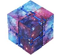 Dzxin Infinity Cube, Infinity Cube Fidget Toy, Adult and Kids Fidget toys for Anxiety Relief and Killing Time(Purple)