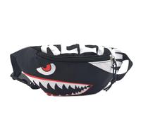 Dzxin Shark Fanny Pack,Kids Bum Bag Bumbag Cartoon Hipsack Belt Bag Waist Bag Fanny Pack Fabric Nylon Money Belt Crossbody Chest Bag for Children Grils Boys Running Hiking Travel Sports