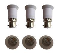 DZYDZR 6PCS B22 to E27 LED Bulb Base Socket Converter Adaptor