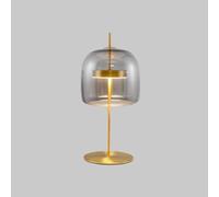 DZYHFCO Desk lamp Scandinavian Postmodern Designer Model House Light FashClassic Glass Lamp Living Room Study Reading Table Bar B&B Farmhouse DecoratLighting Fixture(Gray)