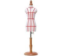 DZYHFCO Mannequin J-Manikins Mini Dressmakers Dummy Famale, Tailor Manikins Doll Dress Form Display Dollhouse(All Paste Line,43833)