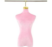 DZYHFCO Mannequin Torso Female, Half Body Dress Form For Wedding/Sewing Display, Dresses Tailors Dummy Manikin(Pink)