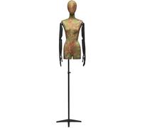 DZYHFCO Professional Female Tailors Dummy Dressmakers Clothing Store Model Props Chinese Style Print Window Display(1)