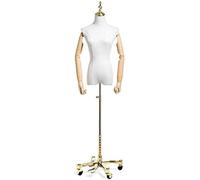 DZYHFCO Professional Female Tailors Dummy Mannequin Dressmakers Torso Display Bust Body Model Props Clothing Store Cabinet Window Dress Jewelry Stand(M)