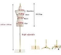 DZYHFCO Professional Female Tailors Dummy Mannequin Dressmakers Torso Display Bust Body Model Props Clothing Store(M)