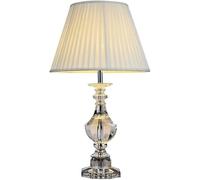 DZYHFCO Table Light Nightstand Lamp Table Lamp Transparent Crystal Bedside Lamp for Living Room Bedroom Decorative Lighting Desk Lamp Art Table Lamps Table Lamps for Bedroom