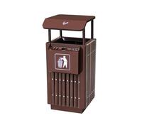 DZYHFCO Trash Cans Commercial Outdoor Trash Can Large Trash Bins Classic Design Garbage Can for Garden Hotel Mall Waste Bins 10.5 Gallons Outdoors and Home