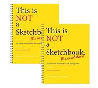 Dzythgr This is Not A Sketchbook, It's an Art Class Spiral-Bound Interactive Workbook Coloring Book for The Aspiring Artist, How to Draw Book, Easy Step Practices (2)