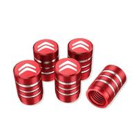 DZYYDS Car Tyre Valve for Citroen DS3 Cabriolet,Aluminum Alloy Cap Tire Stem Stem Dust Covers Waterproof Tyres Rims Accessories,Red