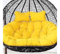 DZZTHSH Hanging Egg Chair Cushion 2 Person,Waterproof Thick Replacement Cushion for Hanging Egg Chair - Double Swing Seat Cushion for Garden Furniture Waterproof Cushions
