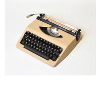 DZZTHSH Metal mechanical English typewriter, traditional portable manual typewriter, classic word processor, retro style writing machine, Suitable for letter writing and creative writing