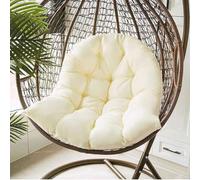DZZTHSH Swing Chair Cushion For Garden Patio Rattan Swing Chair, Egg Shaped Hammock Chair Cushion For Outdoor/Indoor Furniture Decoration(Not Include The Wicker Chair, Only Cushion)