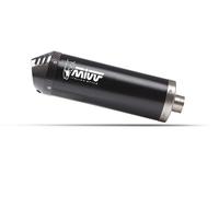 Mivv Oval Benelli Leoncino 500 17-25 Homologated Slip On Muffler Silver Homologated