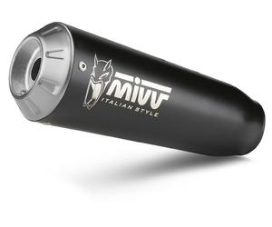 E.008.LC4B - Exhaust Muffler MIVV X-M1 Black SS BENELLI LEONCINO 800 (22-22)