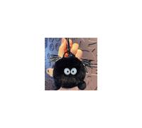 (E#1 Little Devil Briquettes-Black) Cute plush big-eyed duck girlfriend bag car imitation lazy rabbit fur pendant gift