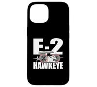 E-2 Hawkeye Tactical Airborne Early Warning Aircraft Cartoon Case for iPhone 15
