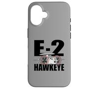 E-2 Hawkeye Tactical Airborne Early Warning Aircraft Cartoon Case for iPhone 16