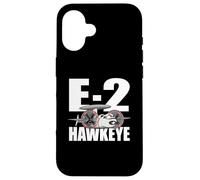 E-2 Hawkeye Tactical Airborne Early Warning Aircraft Cartoon Case for iPhone 16