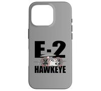 E-2 Hawkeye Tactical Airborne Early Warning Aircraft Cartoon Case for iPhone 16 Pro