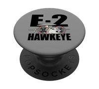 E-2 Hawkeye Tactical Airborne Early Warning Aircraft Cartoon PopSockets Adhesive PopGrip