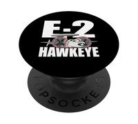 E-2 Hawkeye Tactical Airborne Early Warning Aircraft Cartoon PopSockets Adhesive PopGrip