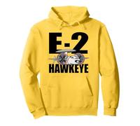 E-2 Hawkeye Tactical Airborne Early Warning Aircraft Cartoon Pullover Hoodie