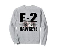 E-2 Hawkeye Tactical Airborne Early Warning Aircraft Cartoon Sweatshirt