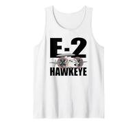 E-2 Hawkeye Tactical Airborne Early Warning Aircraft Cartoon Tank Top