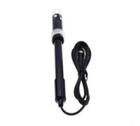 E-201-C PH Electrode Probe, Rechargeable Composite Sensor for Acidometer, 0-14 pH Range, 0-60C Temperature Resistant, Fast Response for Industry Lab Research Testing, Black