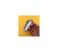 (E) 3D Metal Car Sticker Green Lucky Four Leaf Clover Fender Front Grille