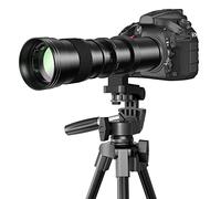 E 420-800mm F8.3 Telephoto Zoom Lens(MF)+ T-Mount for Sony a7 IV-III/ZV-E10/a7R V/a7C II/a7R IV/a7S III/a1/a9 III/a6400/a6100/a9 II/a7 II/a6000/NEX-6/NEX-5/Alpha-Manual Focus Mirrorless Cameras Lens