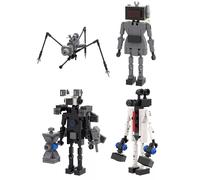 (E:4PCS) Skibidi Toilet Game Building Block Toy Titan Man Titan Cameraman Figure Toy NEW