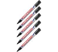 E-8040 Laundry Markers Round Tip Approx. 1.0 mm Pack of 5 Black