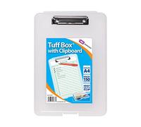 E&A A4 Slim Tuff Box with Clipboard Heavy Duty Clip (15)