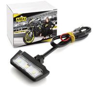 E Approved Universal LED License Plate Lighting Motorcycle Quad Scooter ATV Waterproof IP67 Mini Black Super Look